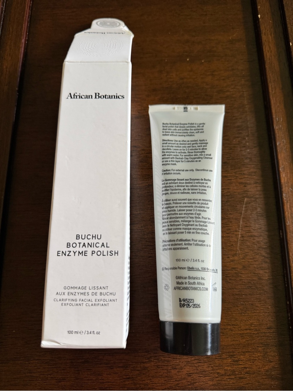 African Botanics Buchu Botanical Enzyme Polish Clarifying Facial Exfoliant - Picture 6 of 7